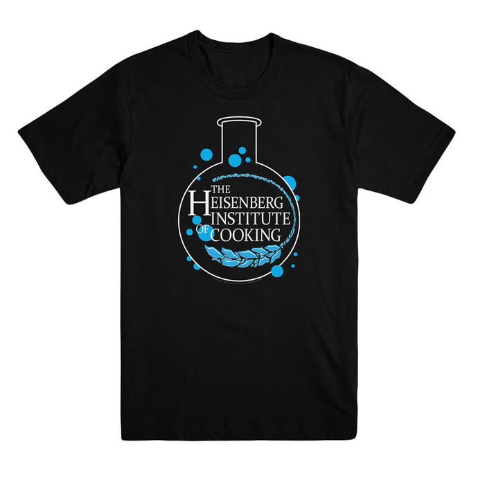 Heisenberg Institute of Cooking Unisex Black Tee from Breaking Bad