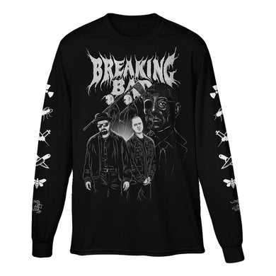 Breaking Bad Character Long Sleeve Black Tee