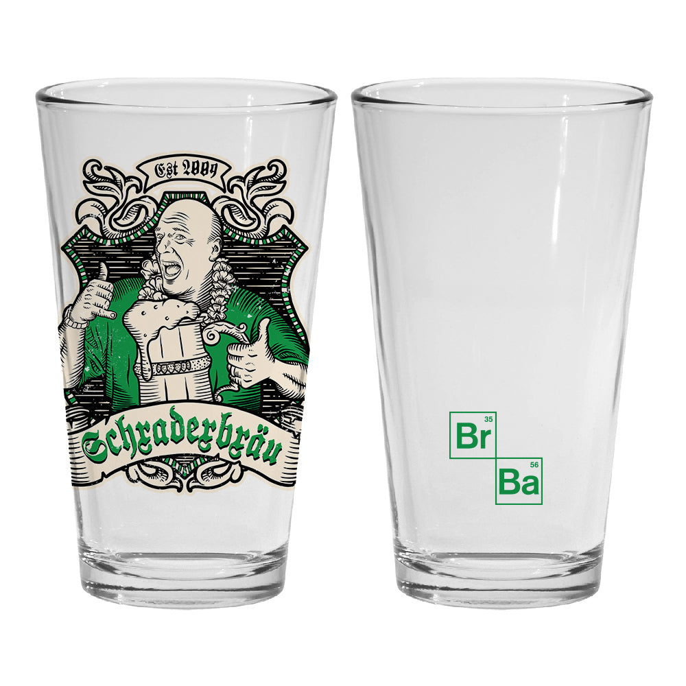 Breaking Bad Schraderbräu Pint Glass